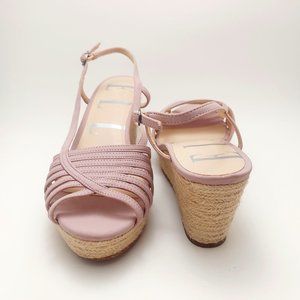 Elle Women's Pink Wedge Sandals (NEW)